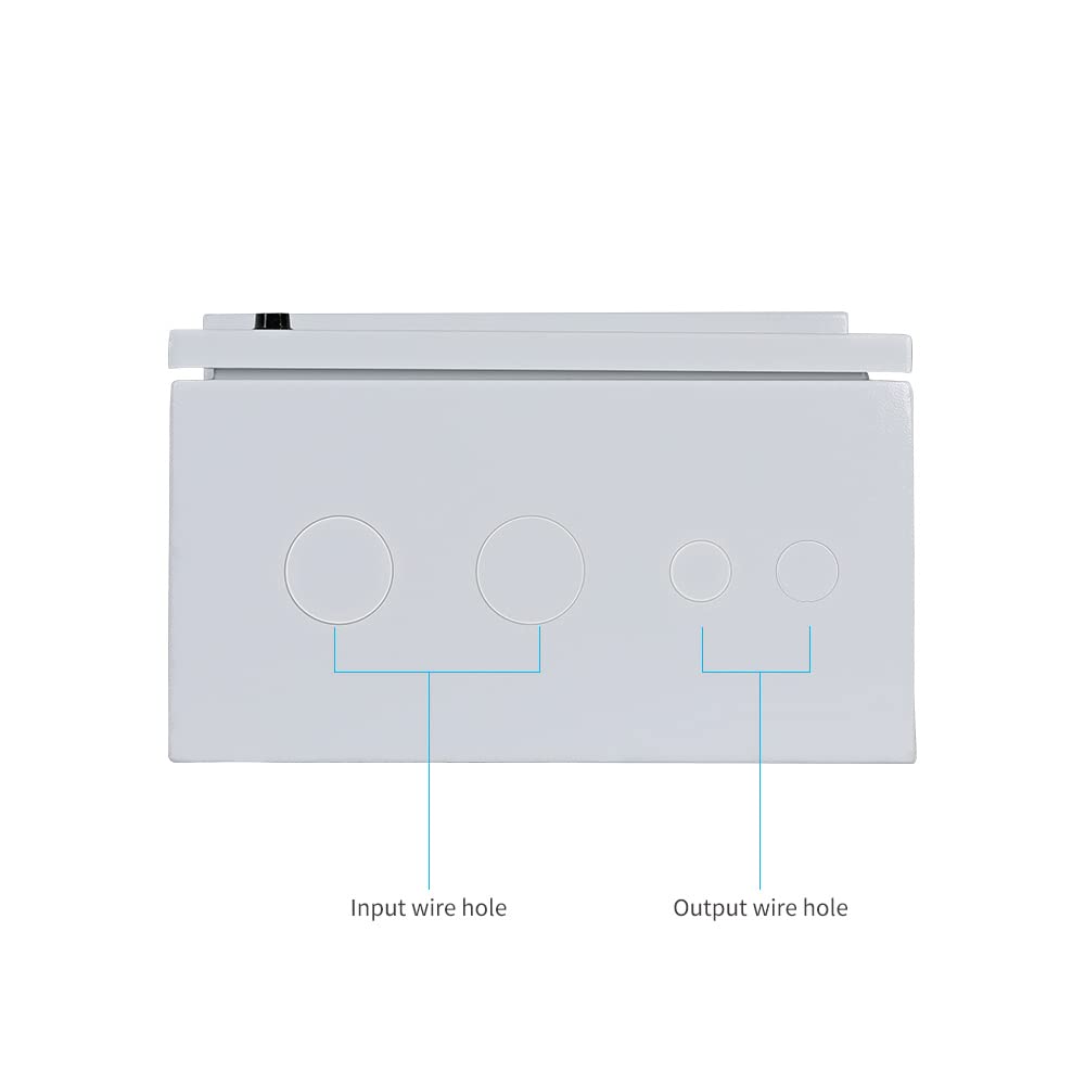 Renogy 5 String Solar PV Combiner Box for On/Off-Grid Solar Panels System, w/Built-in DIN Rail, Labels - Image 7